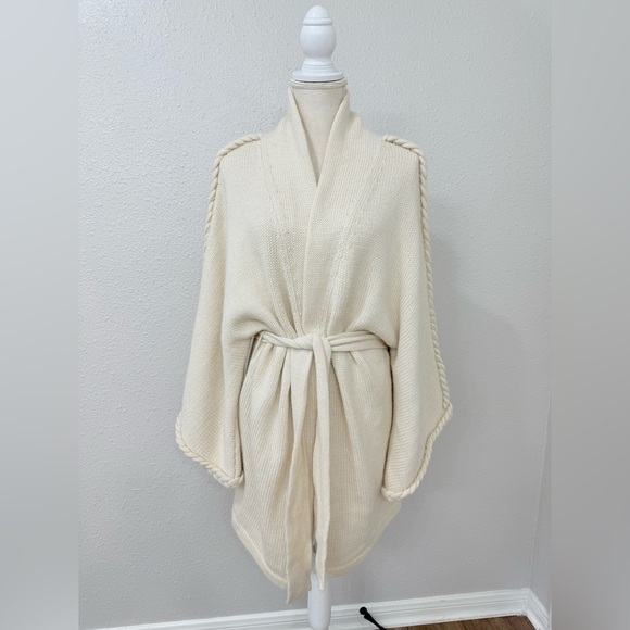 Mara Hoffman Sweaters - Mara Hoffman Alpaca Merino Wool Blend Kimono Style Robe Sweater Cardigan Large